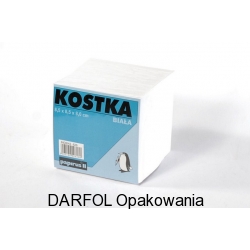 Kostka biurowa klejona biała duża 85/85/80mm
